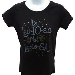Box Lunch Harry Potter Basic Short Sleeve Solid Black T-Shirt XL,